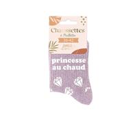 STC Chaussettes Pailletées Princesses Au Chaud - Unisexe Adulte - Multicolore - M - 2 Paires