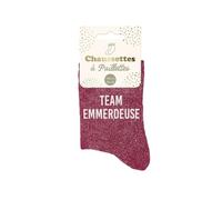 STC, Chaussettes à paillettes - Team Emmerdeuse