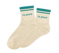 STC Chaussettes paillettes a bandes en petard