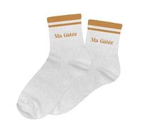 STC Chaussettes paillettes a bandes ma gatee