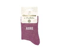 STC Chaussettes paillettes aigrie