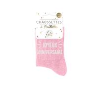 STC Chaussettes paillettes anniversaire