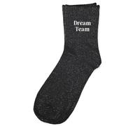 STC Chaussettes paillettes brodees dream team