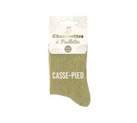 STC Chaussettes Casse-Pied Vertes Pailletées