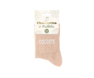 STC Chaussettes paillettes cocotte