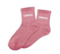 STC Paire de chaussettes paillettes 'Connasse' Rose 36-42