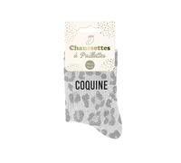 STC Chaussettes Paillettes Coquine