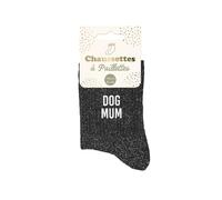 STC Chaussettes paillettes dog mum