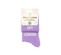 STC Chaussettes duo paillettes « Anti Connard »
