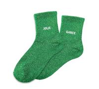 STC Paire de chaussettes Jolie Garce dépareillées vertes