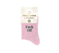 STC Chaussettes paillettes fuck off
