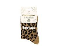STC Chaussettes paillettes leopard sauvage