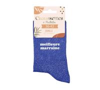 STC Chaussettes Meilleure Marraine – paillettes