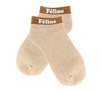 STC chaussettes paillettes - Socquettes paillettes : feline