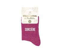 STC Chaussettes paillettes sorciere