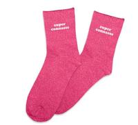 STC Chaussettes SUPER CONNASSE à paillettes Famille