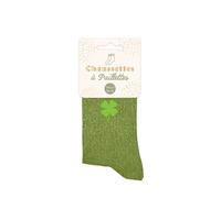 STC Chaussettes paillettes trèfle