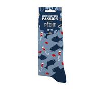 STC Paire de Chaussettes Passion Pêche à Motifs T39-45