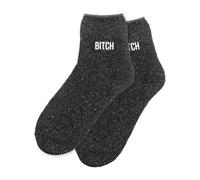 STC, Chaussettes polaire paillettes - Bitch (36-42)