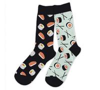 STC Chaussettes sushi/maki humoristiques 55% coton Taille unique 1 pièce