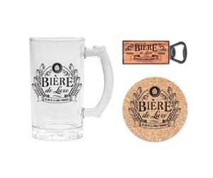 STC - COFFRET CADEAU BIÈRE CHOPE DÉCAPSULEUR DESSOUS
