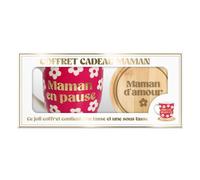 Coffret Cadeau Maman D'amour En Pause - Tasse Et Sous-Tasse