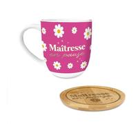 STC Coffret café (tasse et sous tasse) modèle Maîtresse en pause