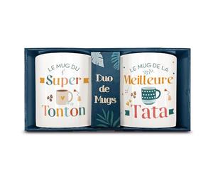 STC Coffret duo mugs tonton tata