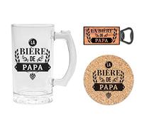 STC Coffret LA BIÈRE DE Papa Verre DÉCAPSULEUR Dessous