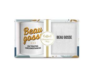 STC Coffret mug chaussettes homme beau gosse
