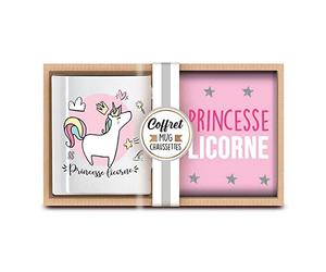 STC Coffret mug Chaussettes Licorne