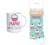 STC Coffret MUG Chaussettes Mamie