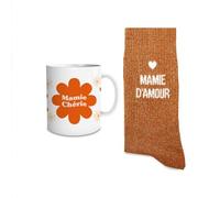 STC - Coffret MUG Chaussettes Mamie Amour CHÉRIE