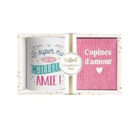 STC Coffret mug chaussettes paillettes affectif copine d amour