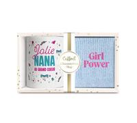 STC Coffret mug chaussettes paillettes affectif girl power