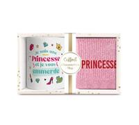 STC Coffret mug chaussettes paillettes affectif princesse