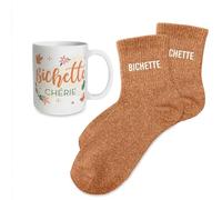 STC Coffret mug chaussettes paillettes bichette