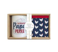 STC Coffret mug chaussettes papa poule