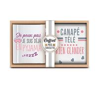 STC Coffret mug Chaussettes Rien glander