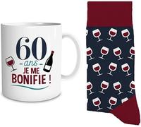 STC Coffret Mug et Chaussettes Assorties - 60 Ans Je Me Bonifie !