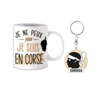 STC Coffret mug porte cle je suis corse