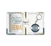STC Coffret mug porte cle meilleur papa