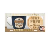 Coffret Cadeau Pause D'un Super Papa - Tasse Et Sous-Tasse