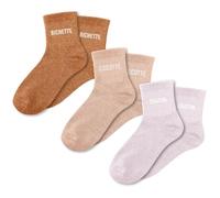 STC Coffret trio chaussettes paillettes bichette