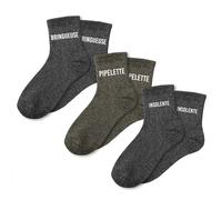 Coffret 3 Paires De Chaussettes À Paillettes Noires
