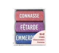 STC Coffret trio chaussettes paillettes connasse