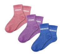 STC Coffret trio chaussettes paillettes connasse