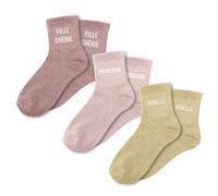 STC Coffret trio chaussettes paillettes fille cherie