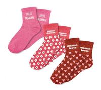 STC Coffret trio chaussettes paillettes maman