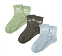 STC Coffret trio de chaussettes paillettes Soeur Complice